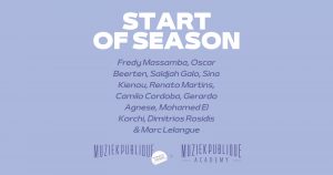 Start of Season - Muziekpublique